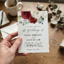 Search for red and gold wedding invitations Watercolor