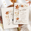 Search for autumn leaves invitations Boho