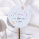 Search for pool party birthday stickers Under the sea