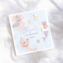 Search for mermaid napkins Purple