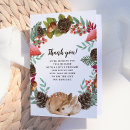 Search for winter baby shower thank you cards Deer