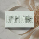 Search for florist business cards Typography