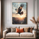 Search for flying eagle Landscape