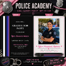 Search for police academy graduation invitations Thin blue line