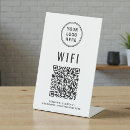 Search for wifi password signs Qr code