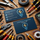Search for electrician business cards Construction