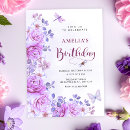Search for dragonfly birthday invitations Purple
