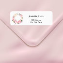 Search for baby first birthday return address labels Pink