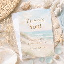 Search for beach bridal shower thank you cards Coastal