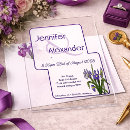 Search for iris wedding invitations Purple