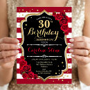 Search for red black and white gold invitations Flowers