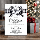 Search for plaid christmas invitations Bow
