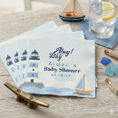 Search for lighthouse napkins Ahoy it's a boy