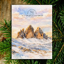 Search for peaks cards Watercolor