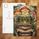 Search for vintage frog postcards Cottagecore