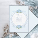 Search for hydrangea baby shower invitations Whimsical