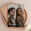 Search for two graduation invitations Modern photo graduation