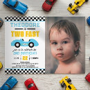 Search for fast car invitations Chequered flag