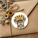 Search for boxer dog stickers Portrait