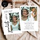 Search for 3 photo graduation invitations Classic