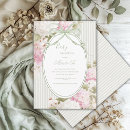 Search for green white baby shower invitations Whimsical