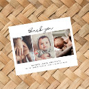 Search for baby thank you postcards Minimalist