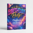 Search for astronomy birthday invitations Galaxy