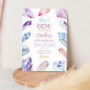Search for gem stones invitations For kids