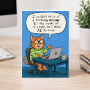 Search for tech birthday cards Cartoon