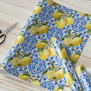 Search for blue tiles wrapping paper Summer