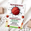 Search for cricket birthday invitations For kids