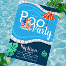 Search for teen adult pool party invitations Summer