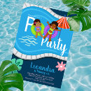 Search for kids pool party invitations Beach ball