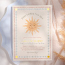 Search for vertical sunshine baby boy shower invitations Retro