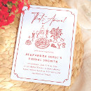 Search for wine bridal shower invitations Love and pizza