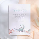 Search for dinosaur birthday thank you cards Girl