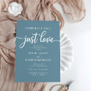 Search for minimalist dusty blue invitations Chic