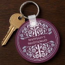 Search for silver wedding key rings Elegant
