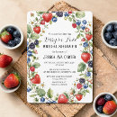 Search for blueberry bridal shower invitations Berries