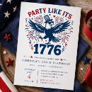 Search for 1776 invitations Party like it's 1776