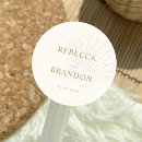 Search for seashell wedding stickers Hand drawn