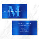 Search for cobalt blue business cards Modern