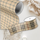 Search for brown plaid wrapping paper Vintage