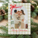 Search for green plaid christmas cards Gingham