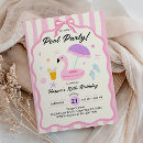 Search for teen swim birthday invitations Summer