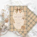 Search for red and black plaid baby shower invitations Gender neutral