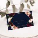 Search for autumn place cards Dark navy blue