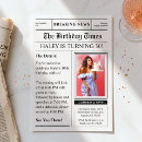 Search for newspaper birthday invitations Milestone