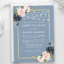Search for blue and blush wedding invitations Watercolor pink blush floral