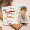 Search for vintage plane invitations For kids